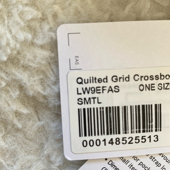 ππ HOST PICK ππ Lululemon Quilted Grid Crossbody Bag Storm Teal NWT - Picture 9 of 11